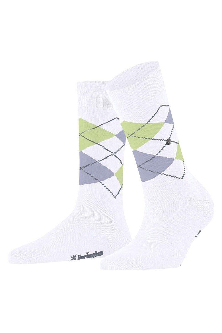 Burlington Дълги чорапи Argyle - 2 чифта - Pepit.bg
