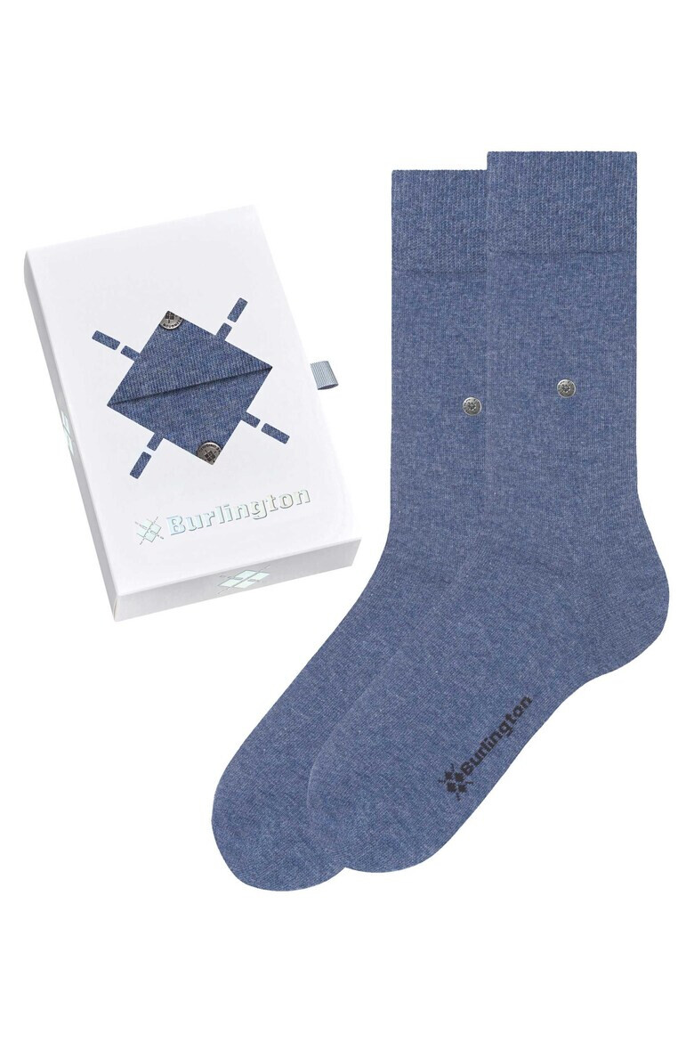 Burlington Едноцветни дълги чорапи - 2 чифта - Pepit.bg