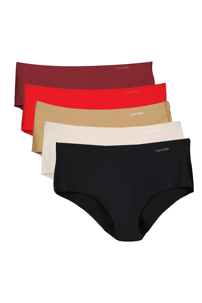 CALVIN KLEIN Безшевни бикини тип хипстър - 5 чифта - Pepit.bg