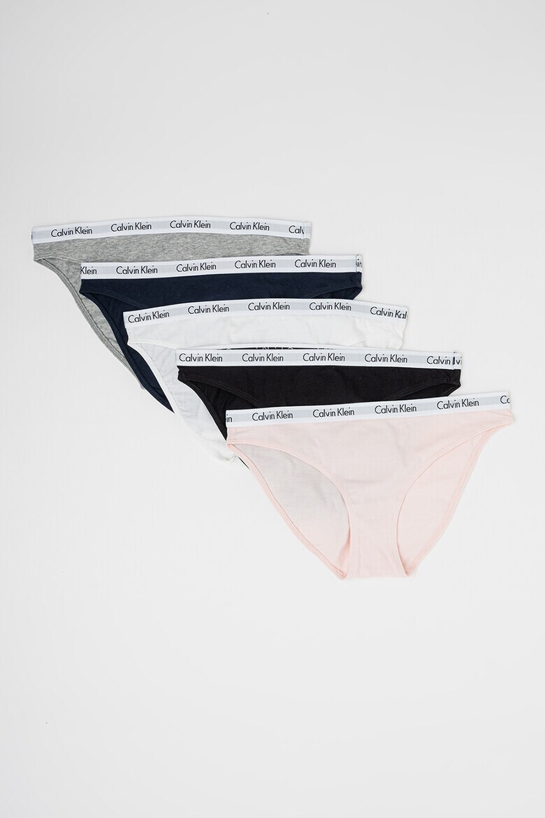 CALVIN KLEIN Бикини с лого - 5 чифта - Pepit.bg