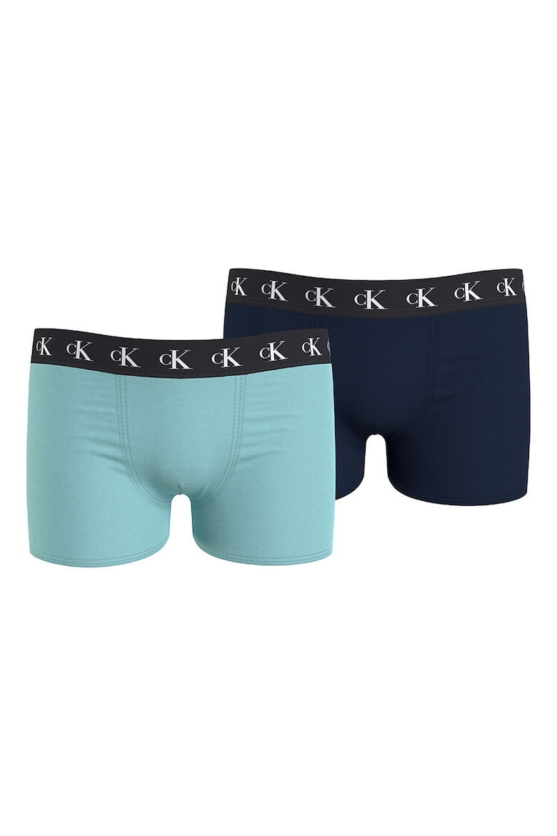 CALVIN KLEIN Бикини с лого на талията - 2 чифта - Pepit.bg