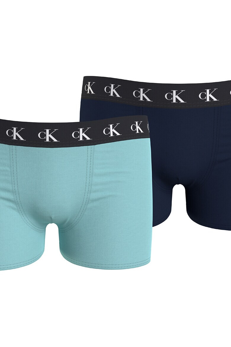 CALVIN KLEIN Бикини с лого на талията - 2 чифта - Pepit.bg