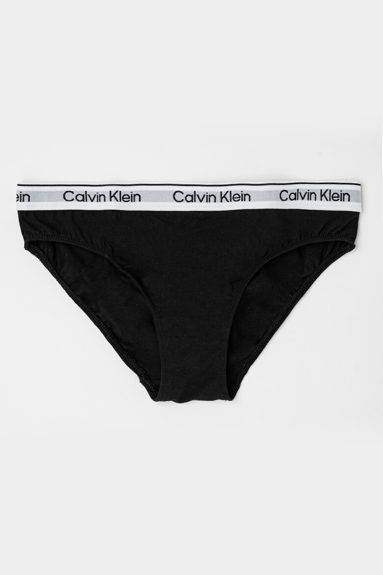 CALVIN KLEIN Бикини с лого на талията - 2 чифта - Pepit.bg