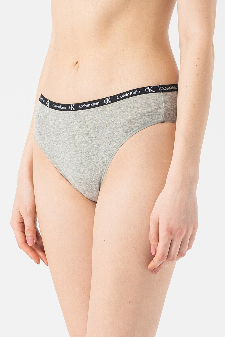 CALVIN KLEIN Бикини с лого на талията - 2 чифта - Pepit.bg