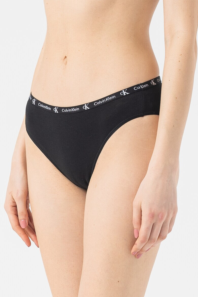 CALVIN KLEIN Бикини с лого на талията - 2 чифта - Pepit.bg