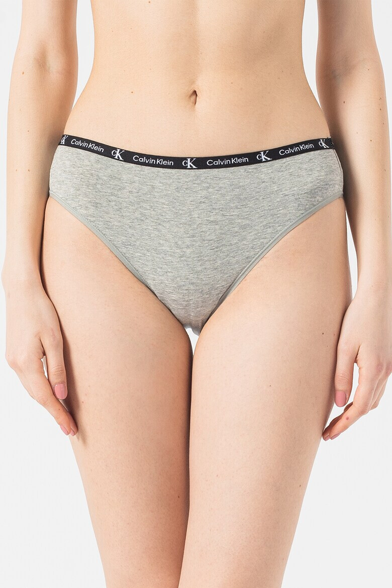 CALVIN KLEIN Бикини с лого на талията - 2 чифта - Pepit.bg