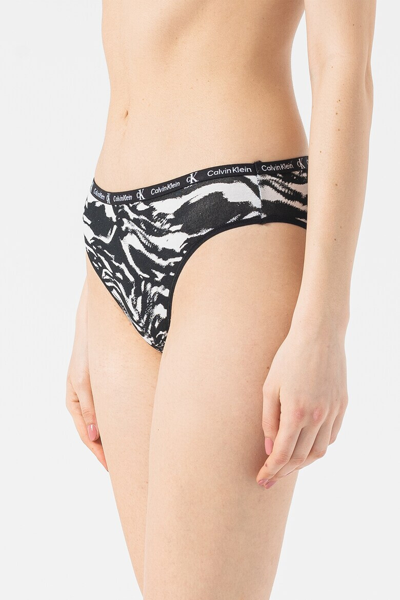 CALVIN KLEIN Бикини с лого на талията - 2 чифта - Pepit.bg