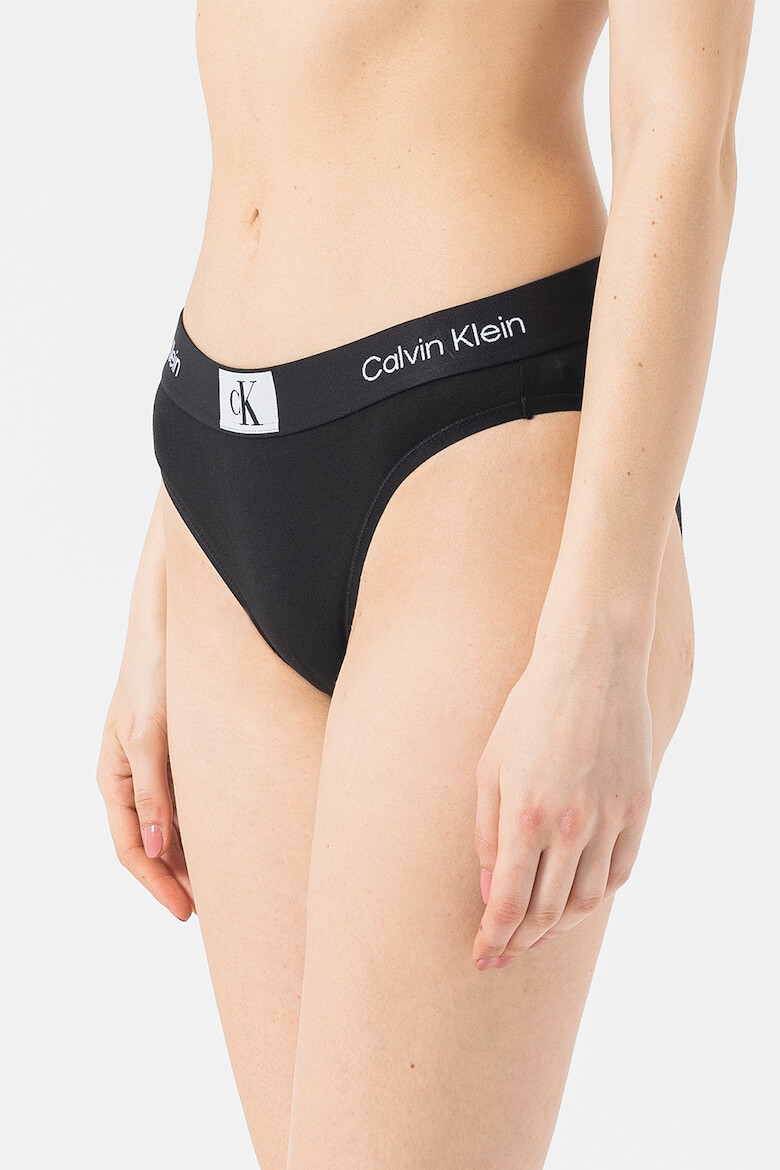 CALVIN KLEIN Бикини с лого на талията - Pepit.bg