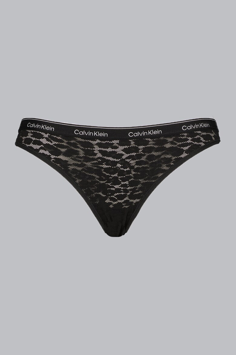 CALVIN KLEIN Бикини с лого на талията - 3 чифта - Pepit.bg