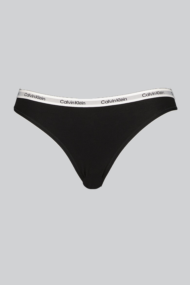 CALVIN KLEIN Бикини с лого на талията - 3 чифта - Pepit.bg
