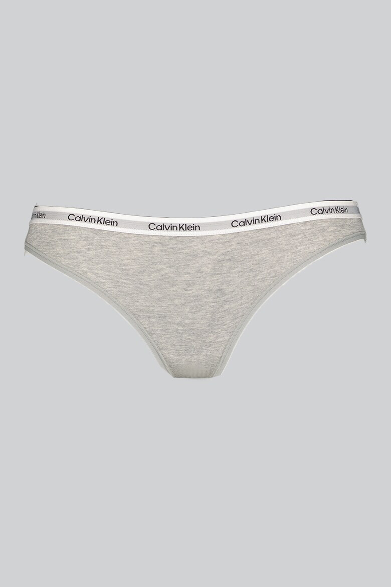 CALVIN KLEIN Бикини с лого на талията - 3 чифта - Pepit.bg
