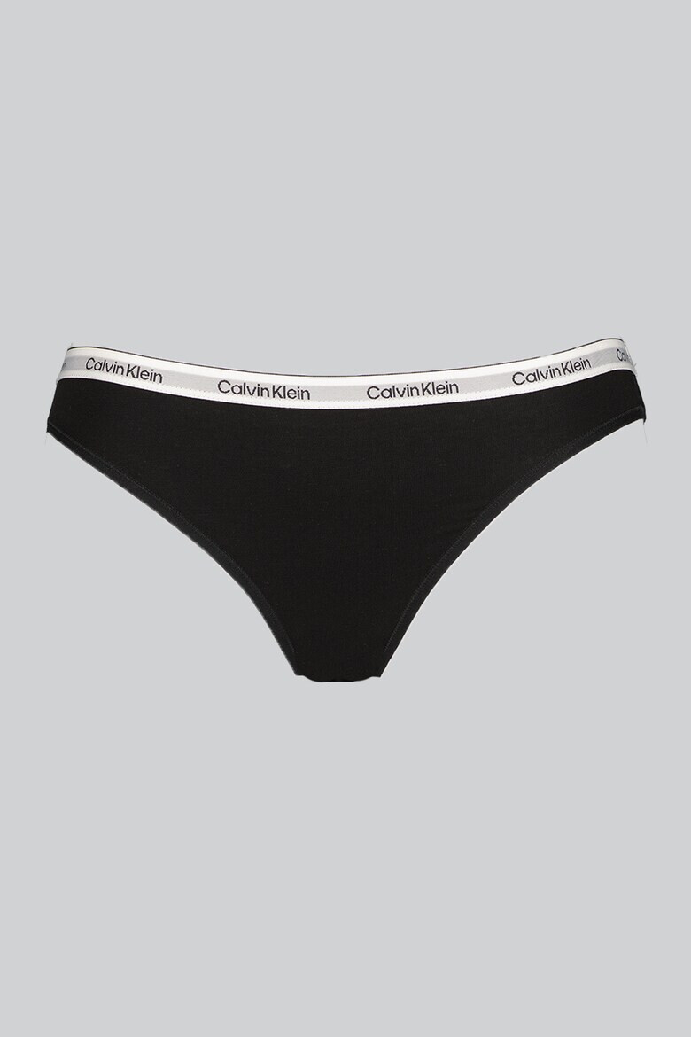 CALVIN KLEIN Бикини с лого на талията - 3 чифта - Pepit.bg