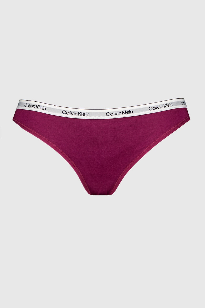 CALVIN KLEIN Бикини с лого на талията - 3 чифта - Pepit.bg