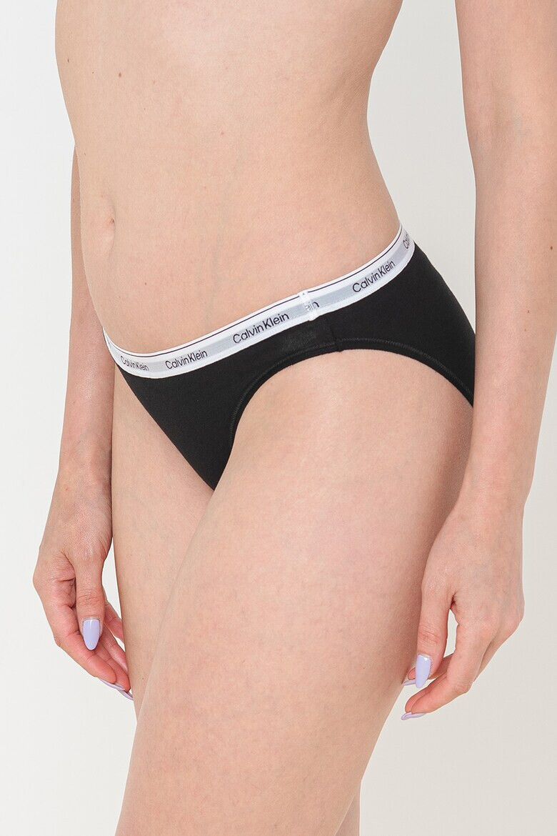 CALVIN KLEIN Бикини с лого на талията - 3 чифта - Pepit.bg