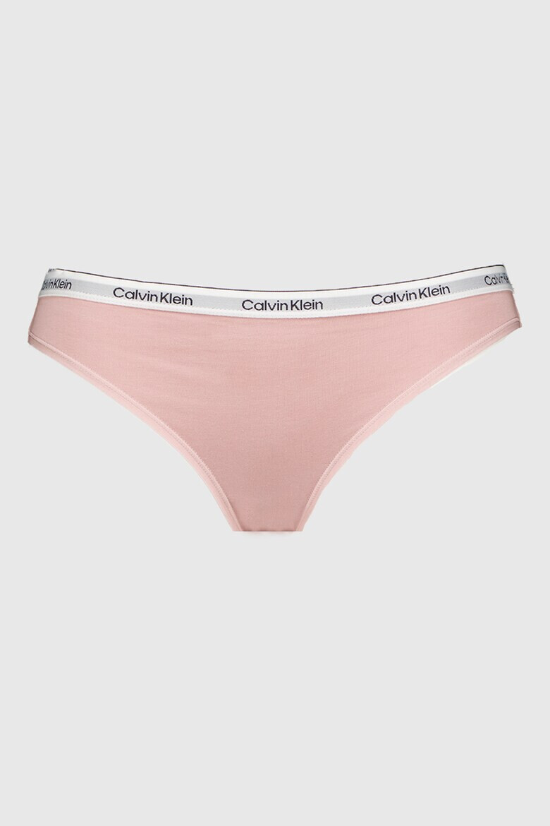 CALVIN KLEIN Бикини с лого на талията - 3 чифта - Pepit.bg
