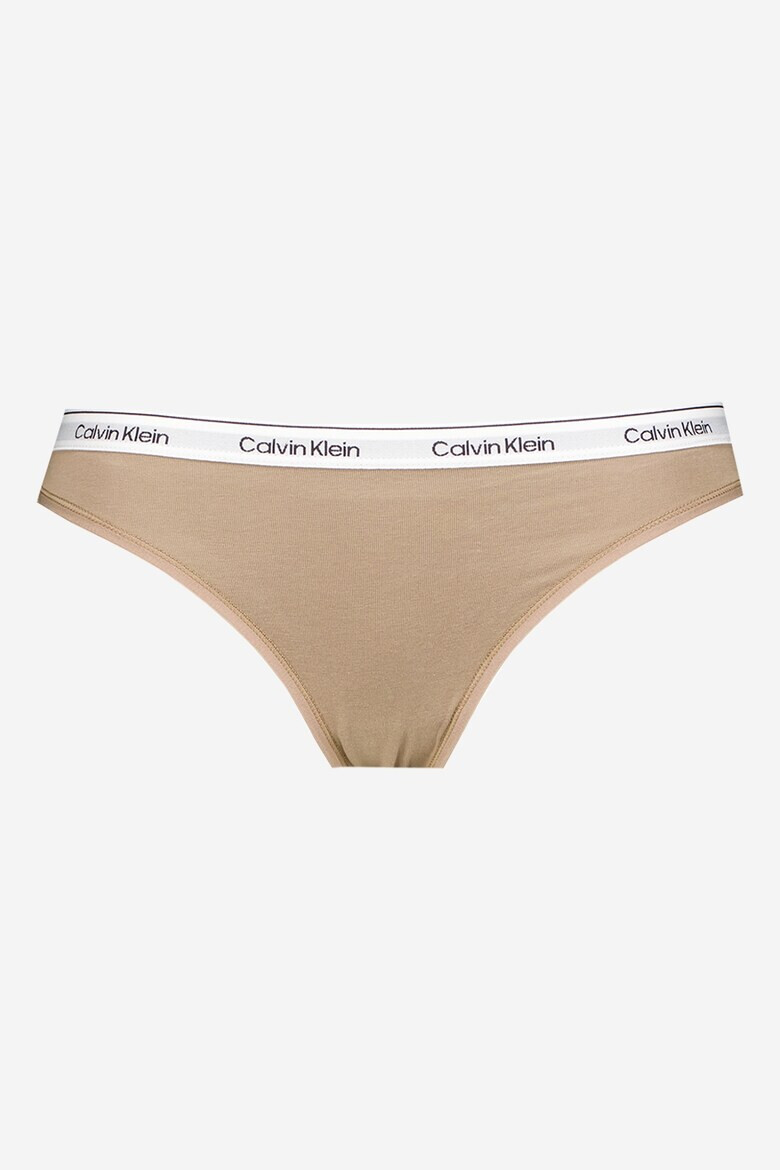 CALVIN KLEIN Бикини с лого на талията - 3 чифта - Pepit.bg