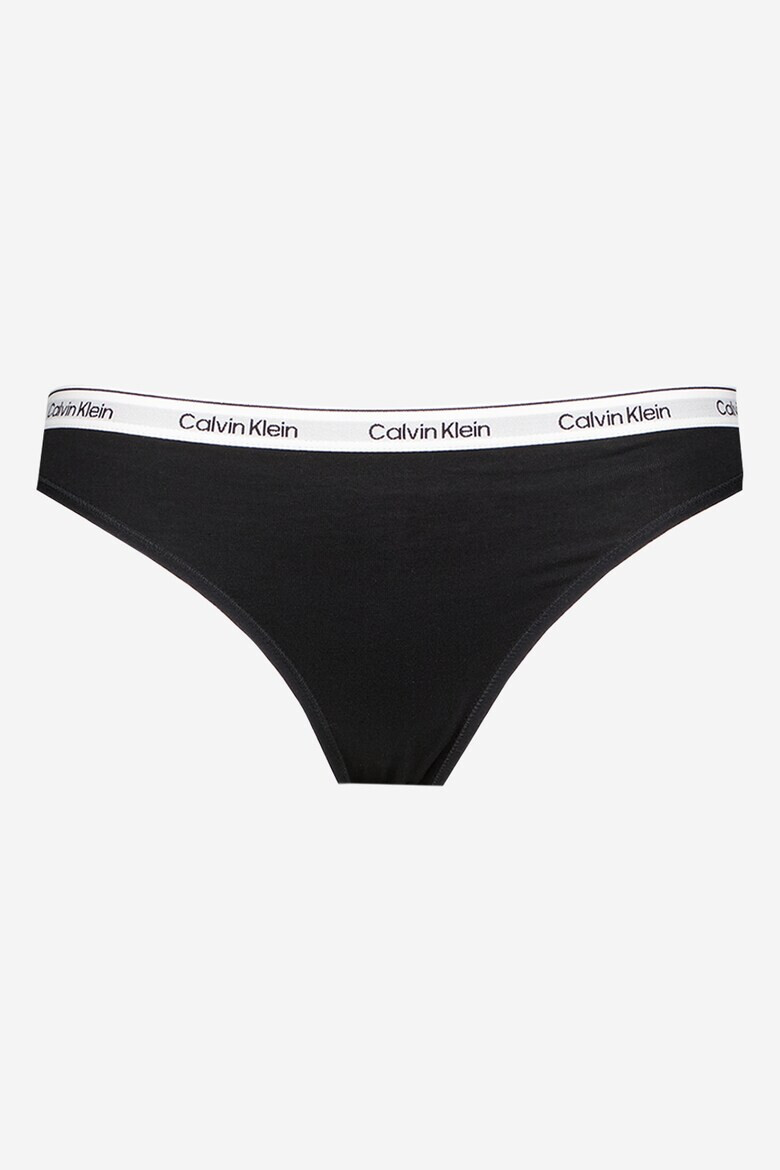 CALVIN KLEIN Бикини с лого на талията - 3 чифта - Pepit.bg