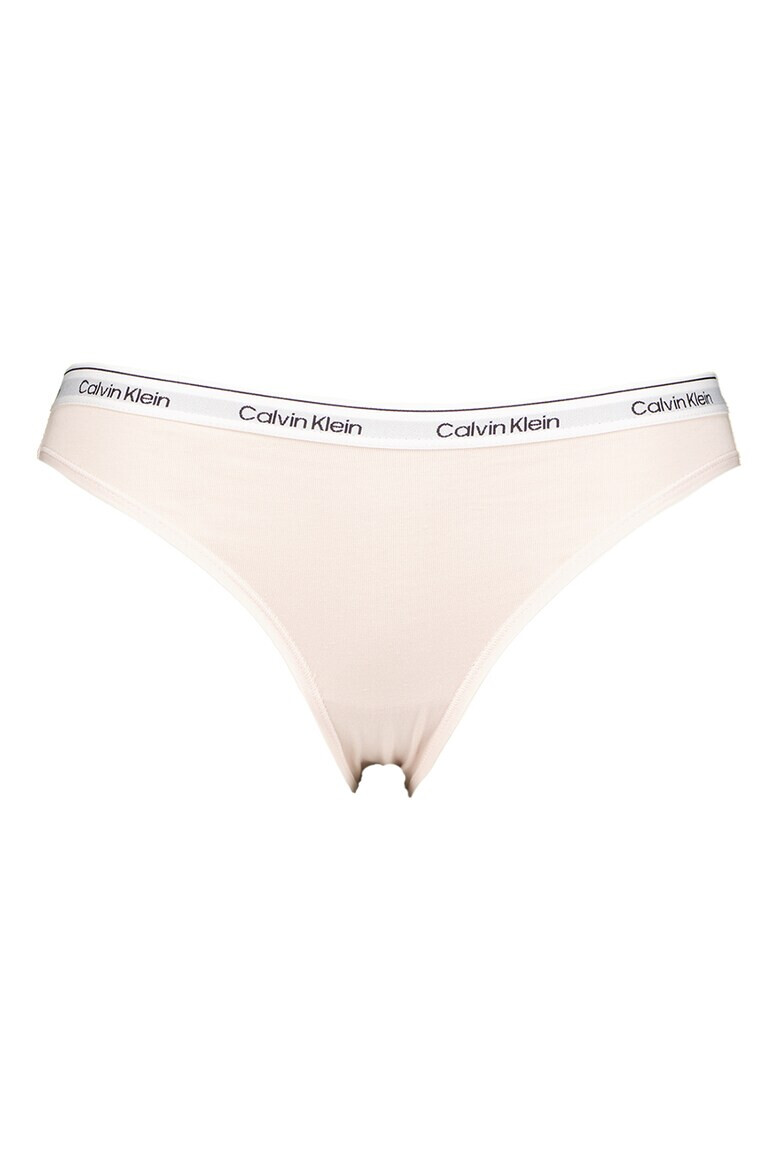 CALVIN KLEIN Бикини с лого на талията - 3 чифта - Pepit.bg