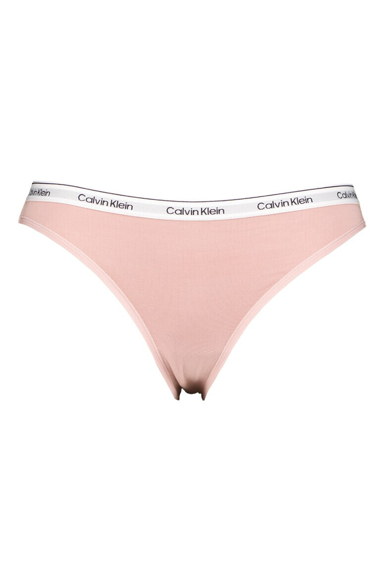 CALVIN KLEIN Бикини с лого на талията - 3 чифта - Pepit.bg
