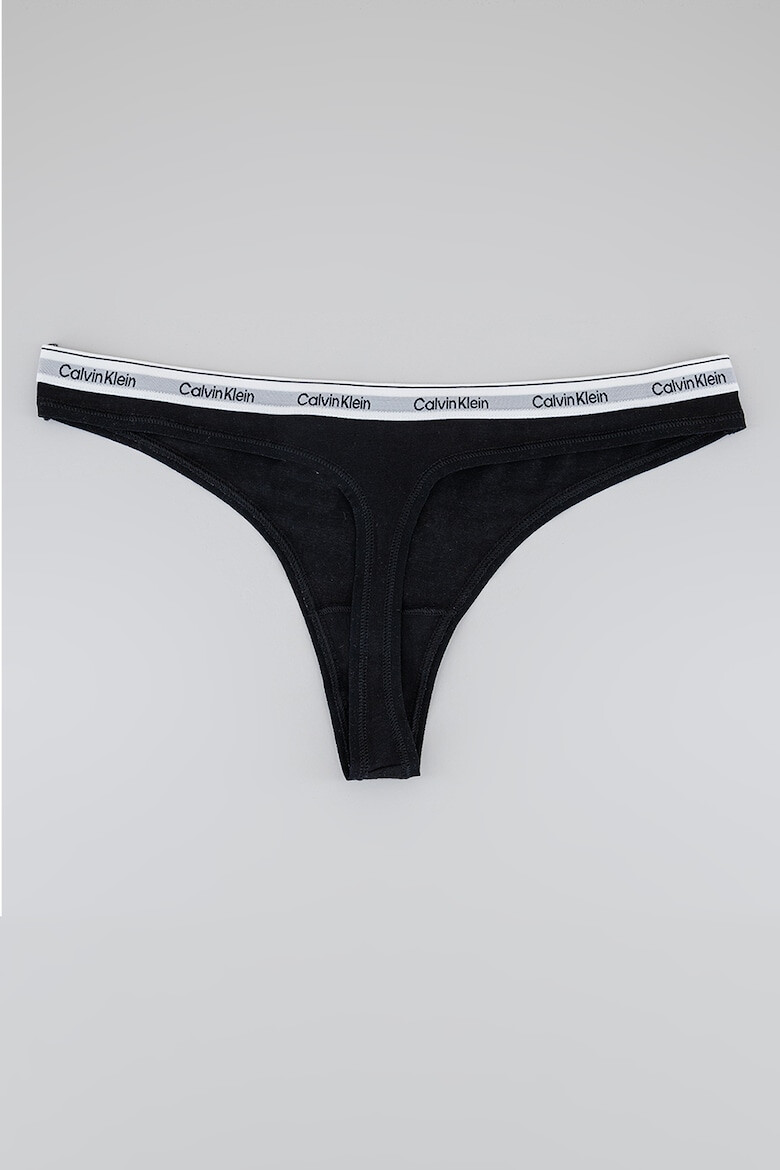 CALVIN KLEIN Бикини с лого на талията - 3 чифта - Pepit.bg