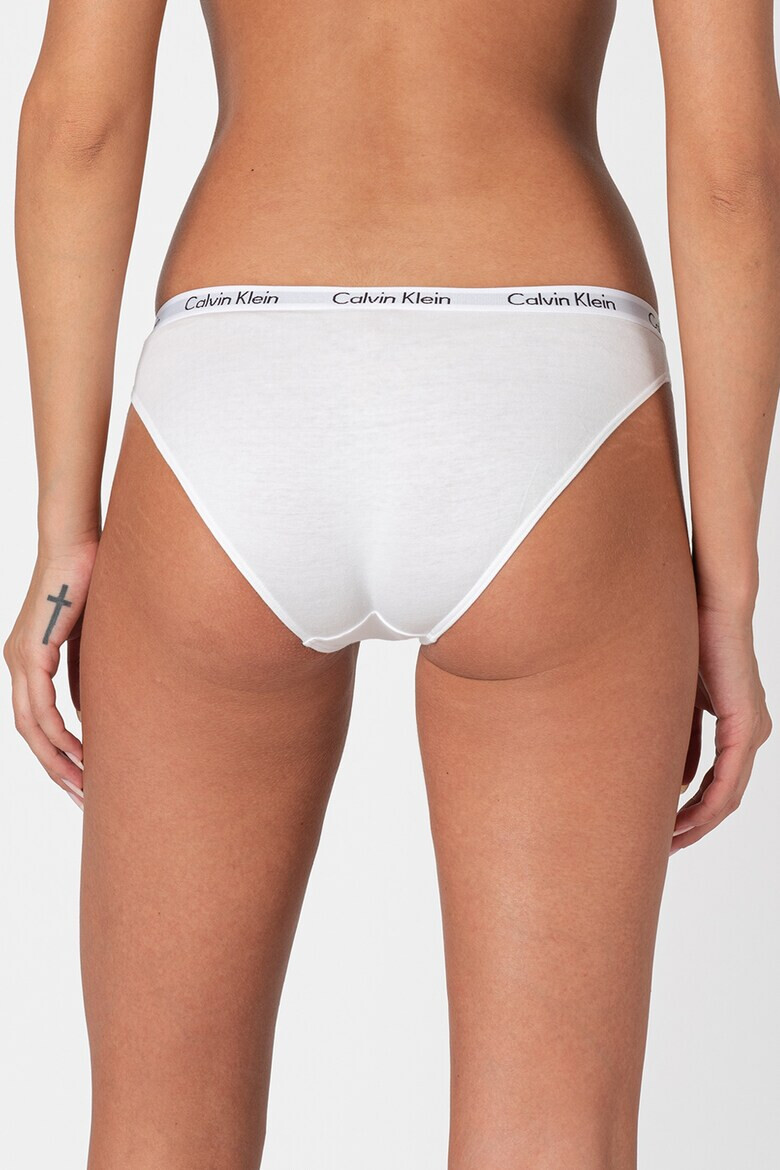 CALVIN KLEIN Бикини с лого на талията - 3 чифта - Pepit.bg