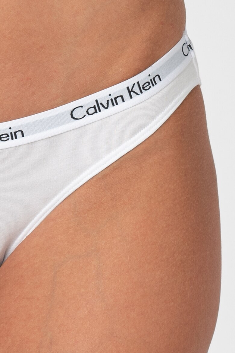 CALVIN KLEIN Бикини с лого на талията - 3 чифта - Pepit.bg