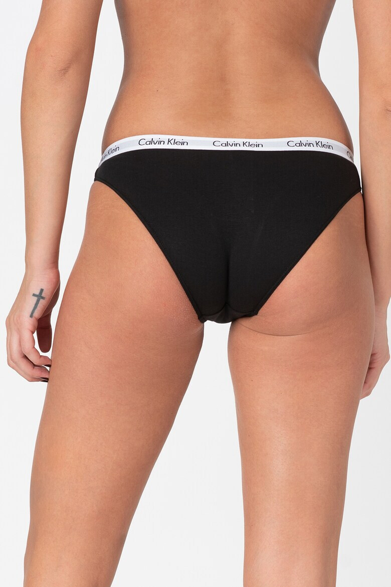 CALVIN KLEIN Бикини с лого на талията - 3 чифта - Pepit.bg