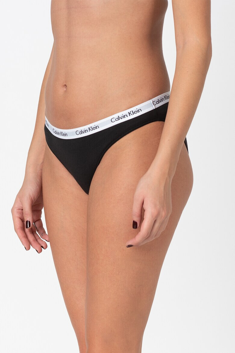 CALVIN KLEIN Бикини с лого на талията - 3 чифта - Pepit.bg
