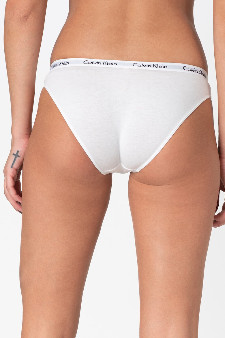 CALVIN KLEIN Бикини с лого на талията - 3 чифта - Pepit.bg