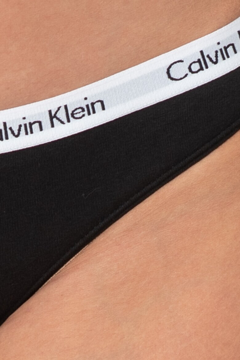 CALVIN KLEIN Бикини с лого на талията - 3 чифта - Pepit.bg