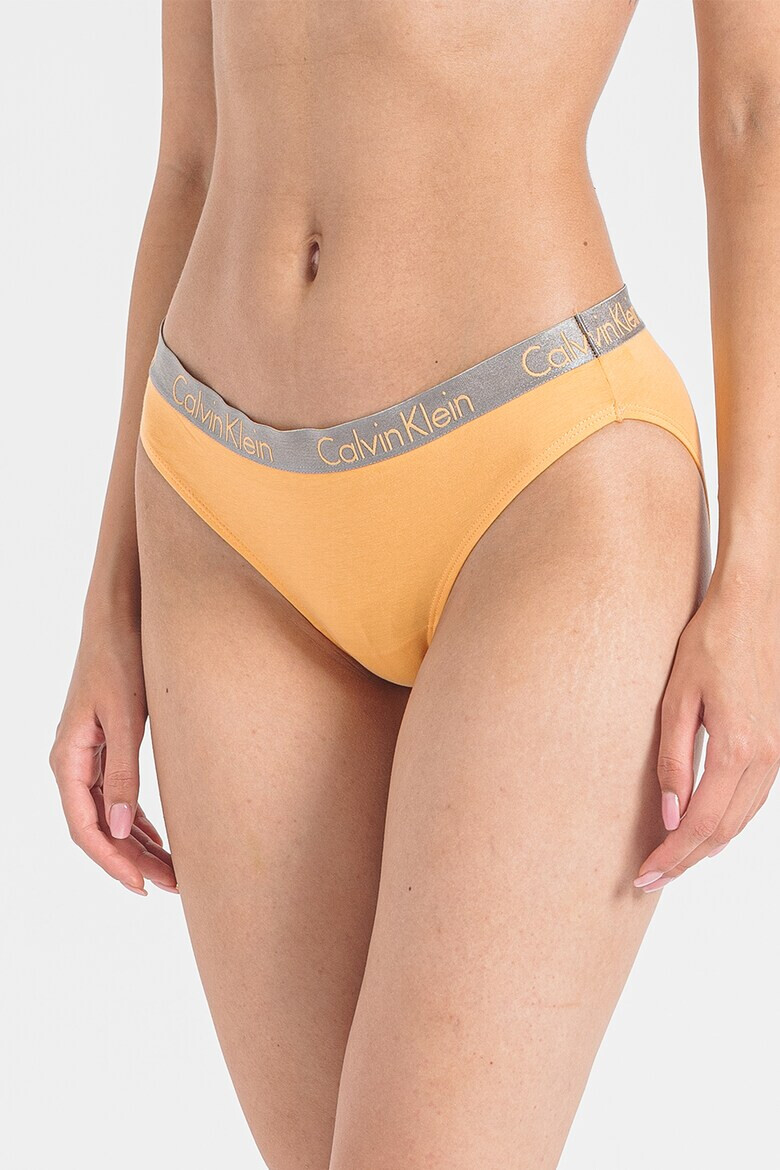 CALVIN KLEIN Бикини с лого на талията - 3 чифта - Pepit.bg