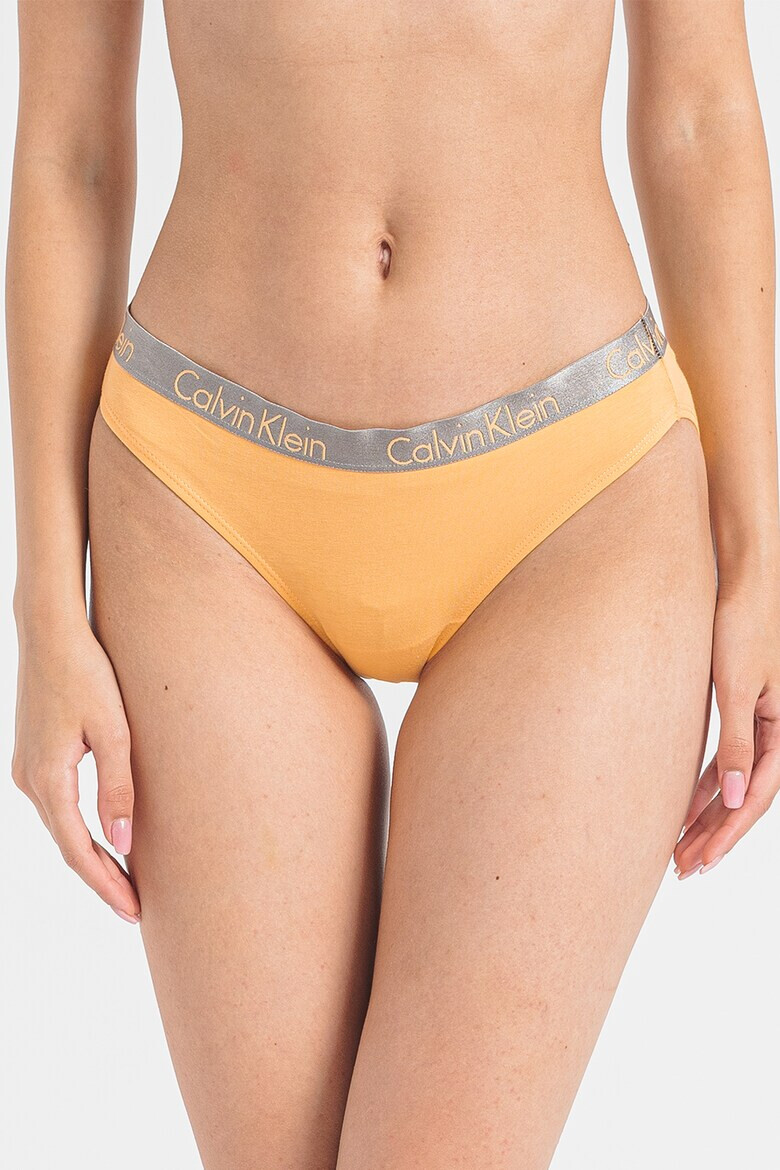 CALVIN KLEIN Бикини с лого на талията - 3 чифта - Pepit.bg