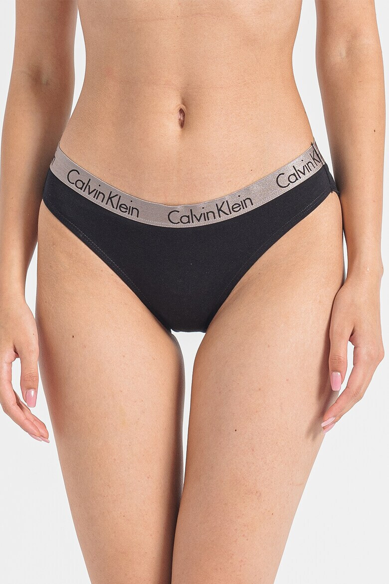CALVIN KLEIN Бикини с лого на талията - 3 чифта - Pepit.bg