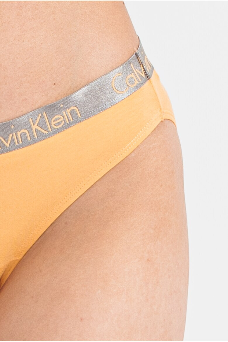 CALVIN KLEIN Бикини с лого на талията - 3 чифта - Pepit.bg