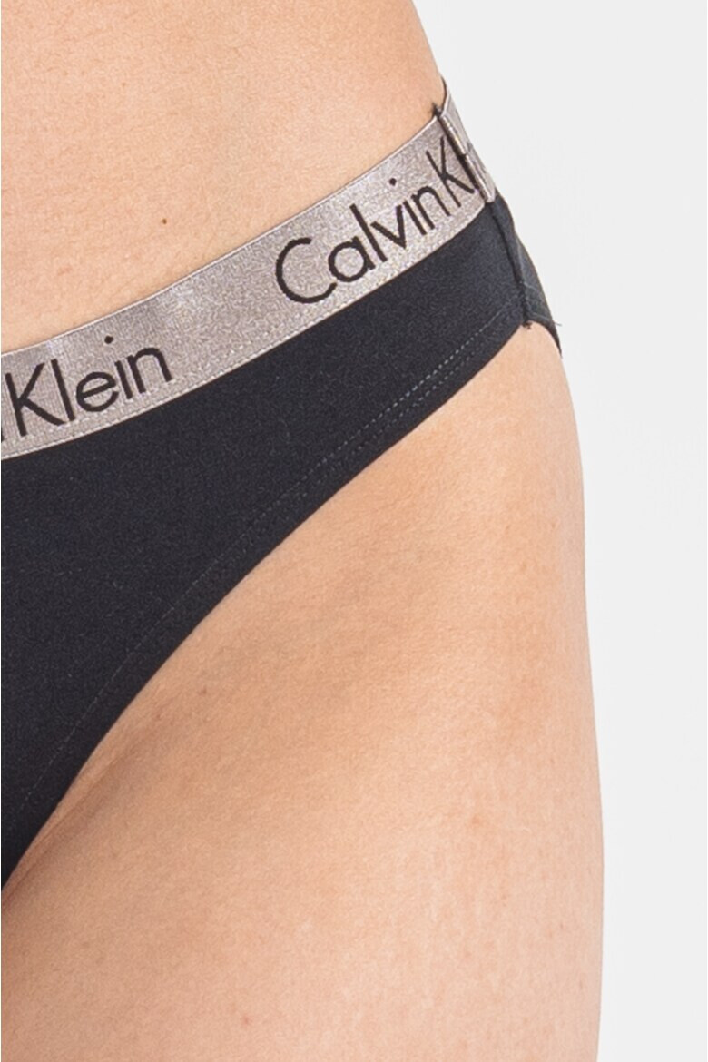 CALVIN KLEIN Бикини с лого на талията - 3 чифта - Pepit.bg