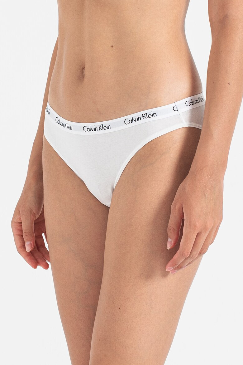 CALVIN KLEIN Бикини с лого на талията - 3 чифта - Pepit.bg