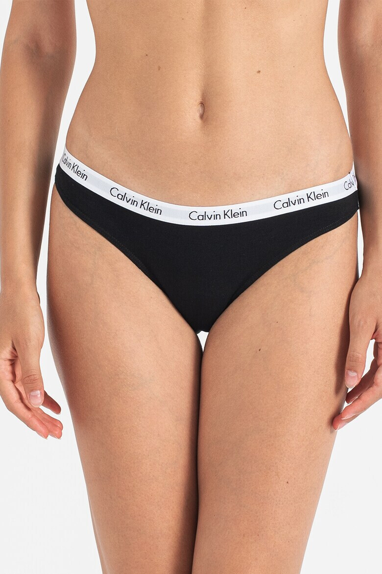 CALVIN KLEIN Бикини с лого на талията - 3 чифта - Pepit.bg