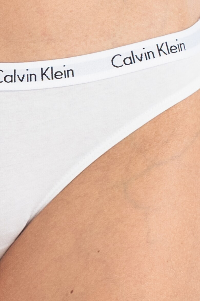 CALVIN KLEIN Бикини с лого на талията - 3 чифта - Pepit.bg
