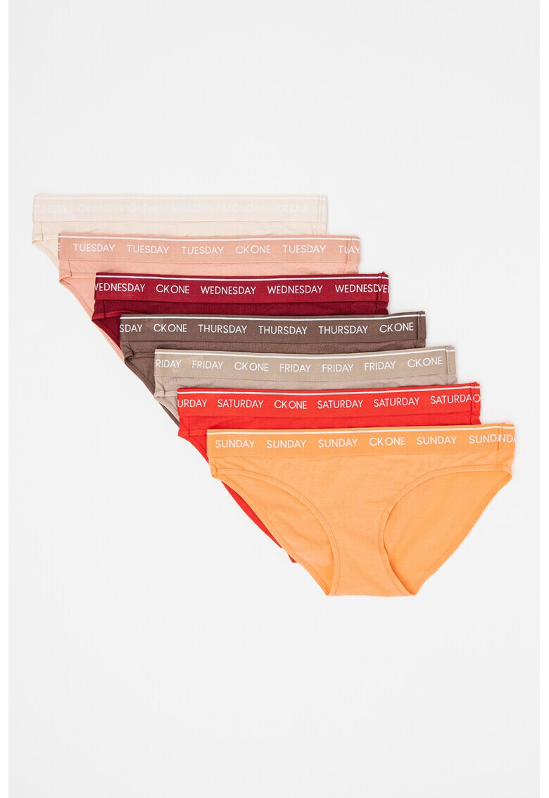 CALVIN KLEIN Бикини с ниска талия - 7 чифта - Pepit.bg