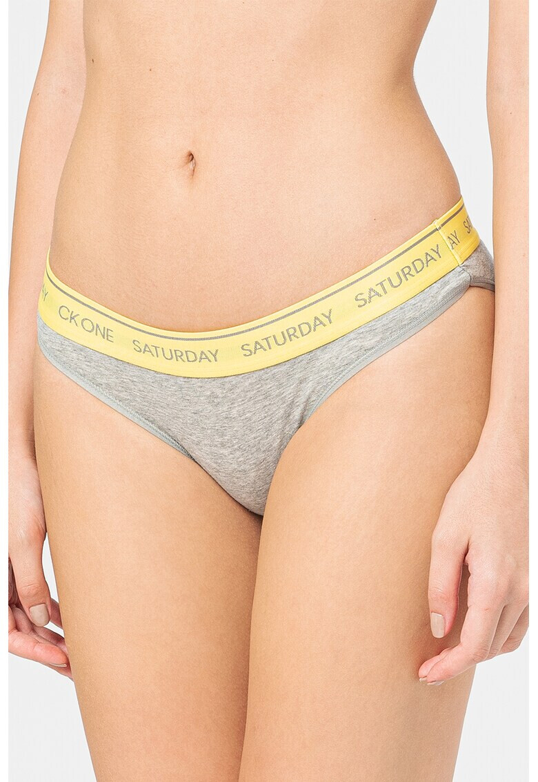 CALVIN KLEIN Бикини с памук - 7 чифта - Pepit.bg