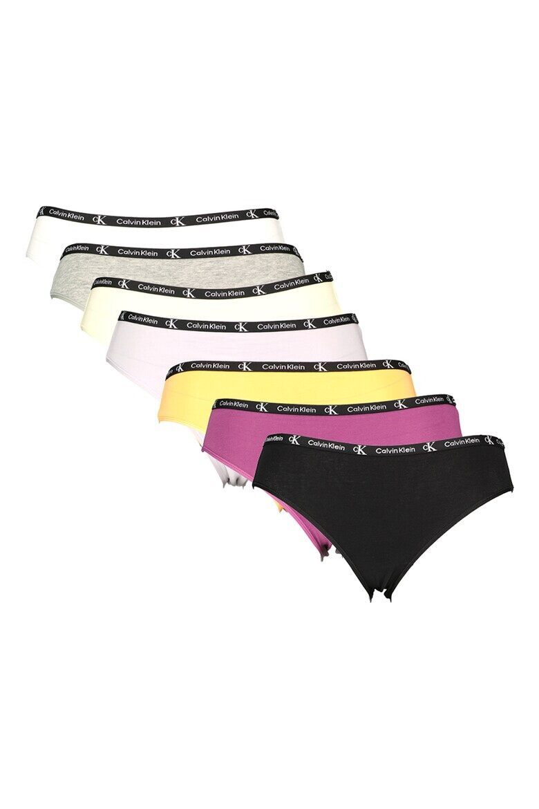 CALVIN KLEIN Бикини с памук - 7 чифта - Pepit.bg