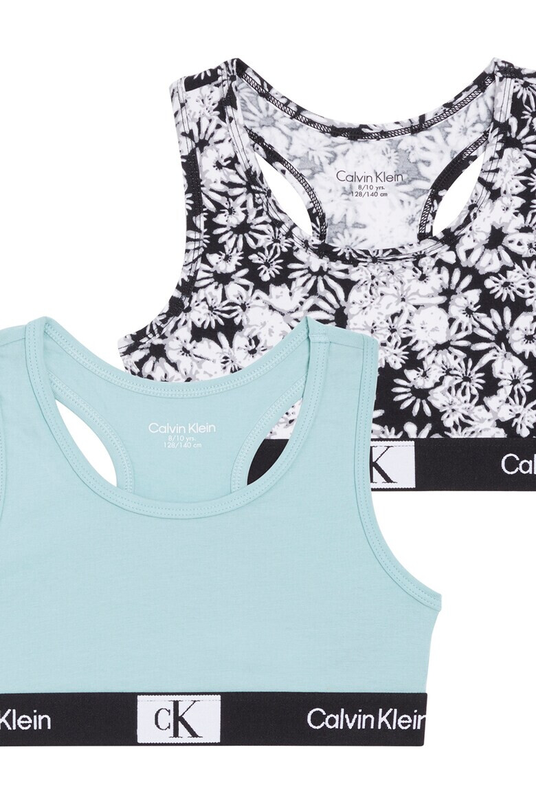 CALVIN KLEIN Бюстиета с лого - 2 чифта - Pepit.bg