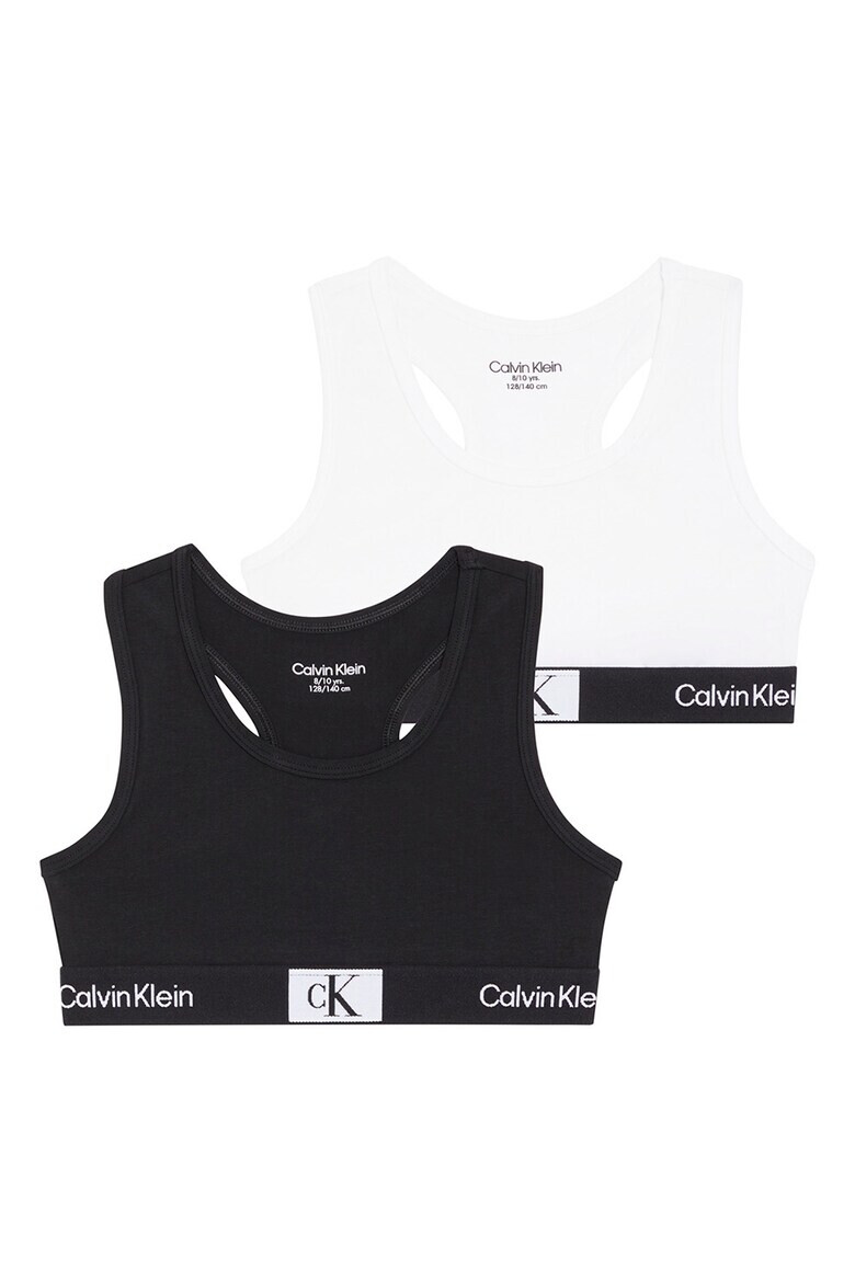 CALVIN KLEIN Бюстиета с лого - 2 чифта - Pepit.bg