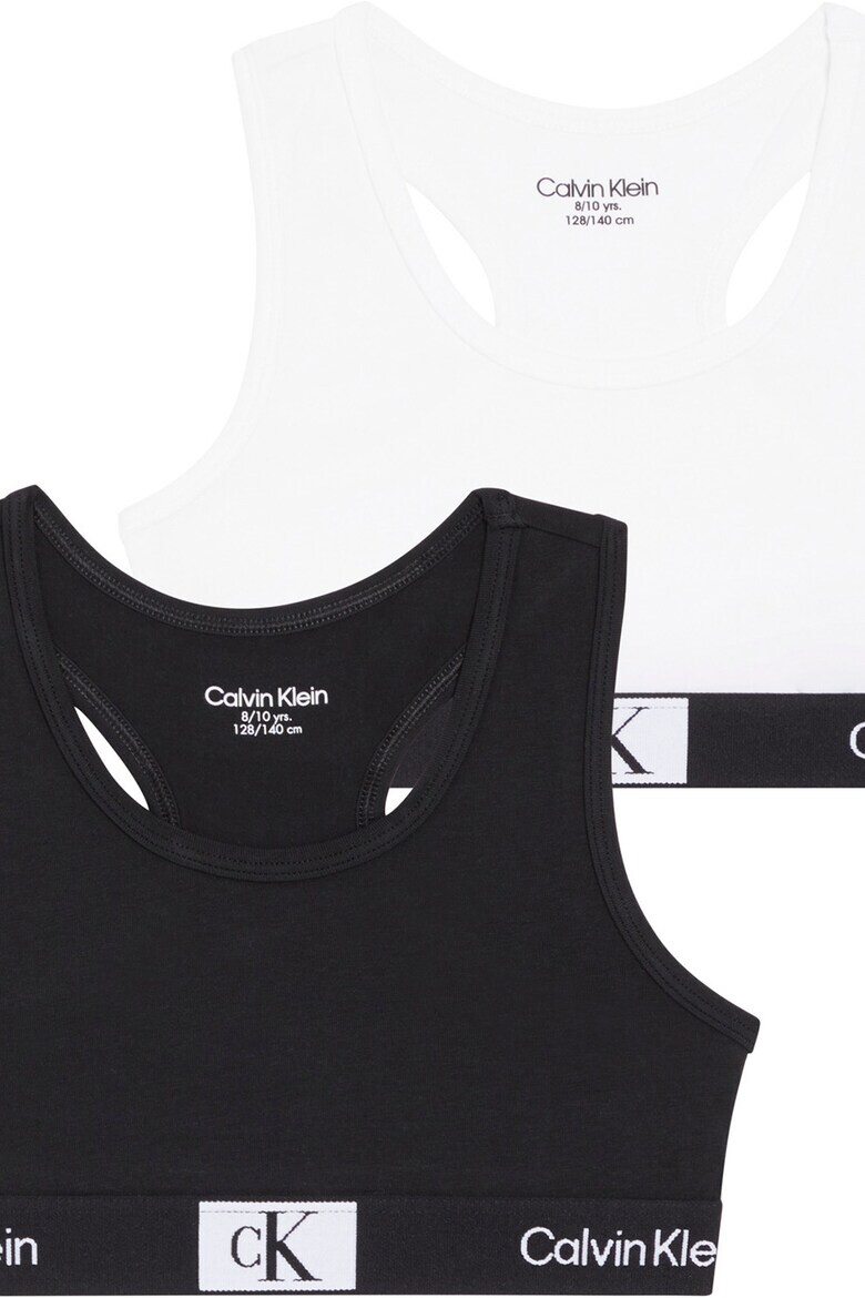 CALVIN KLEIN Бюстиета с лого - 2 чифта - Pepit.bg