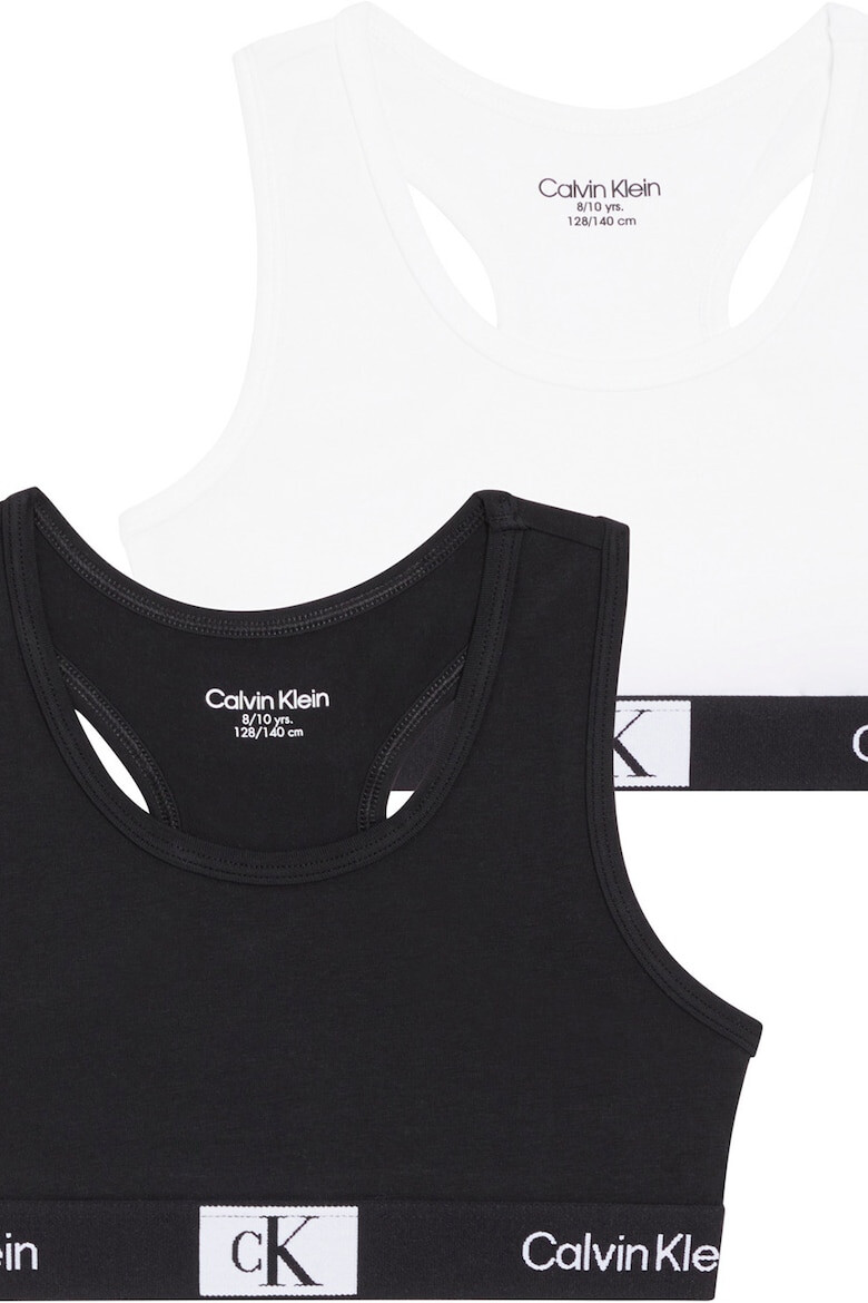 CALVIN KLEIN Бюстиета с лого - 2 чифта - Pepit.bg