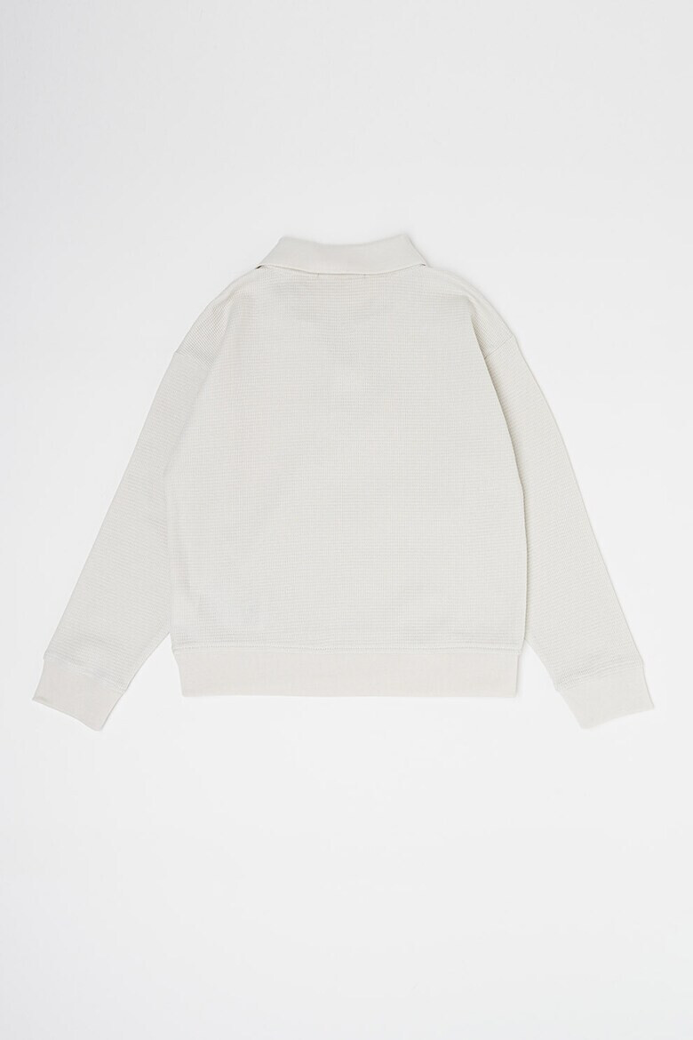 CALVIN KLEIN Блуза с яка и монограм - Pepit.bg