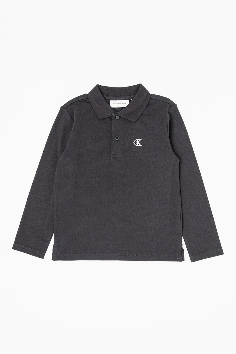 CALVIN KLEIN Блуза с памук с лого - Pepit.bg