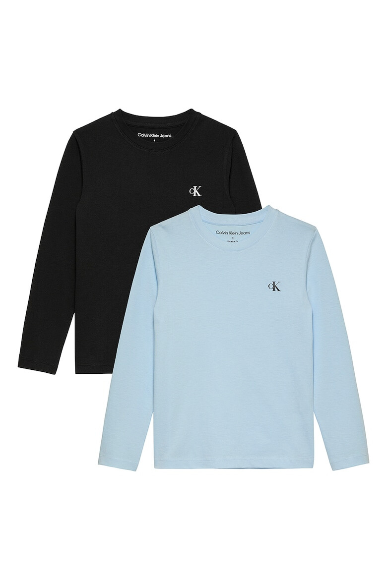 CALVIN KLEIN Блузи с овално деколте - 2 броя - Pepit.bg