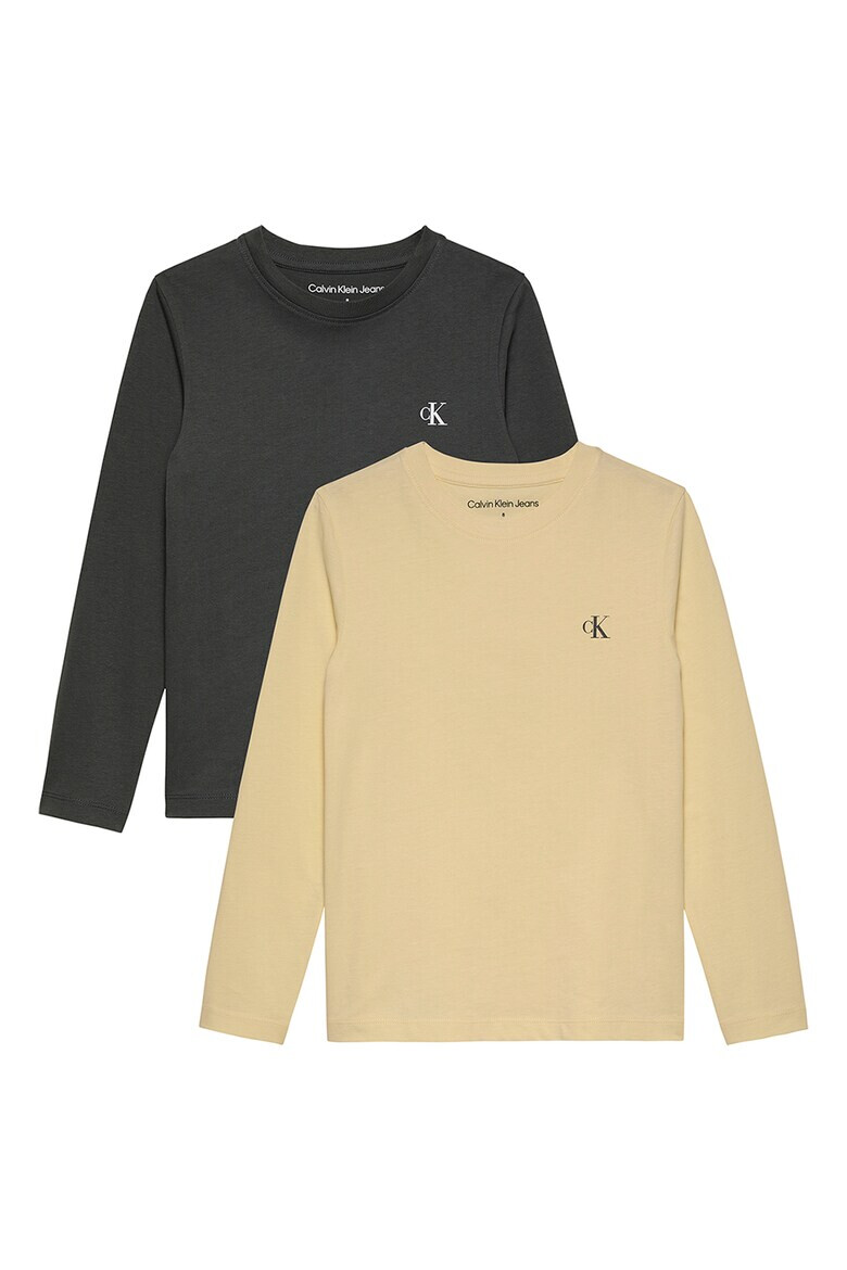 CALVIN KLEIN Блузи с овално деколте - 2 броя - Pepit.bg