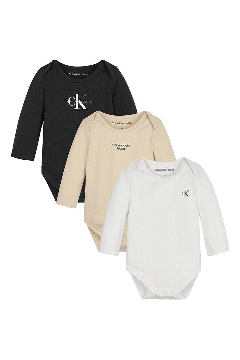 CALVIN KLEIN Бодита с лого - 3 броя - Pepit.bg